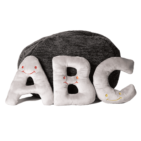 Alphapals® 11 Inch Plush Letter Set - Dove Grey